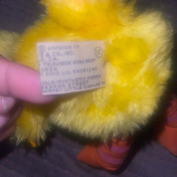 Big Bird YELLOW  Plush vintage 1983 applause  9" sesame street - Picture 9 of 13